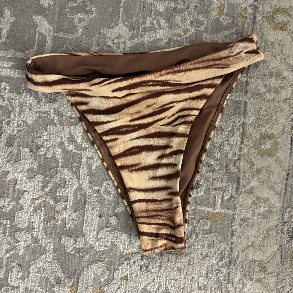 Monday Swimwear Animal Print Bikini Bottom